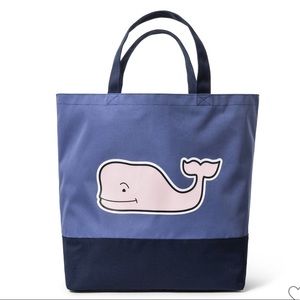 Pink Whale Beach Tote
